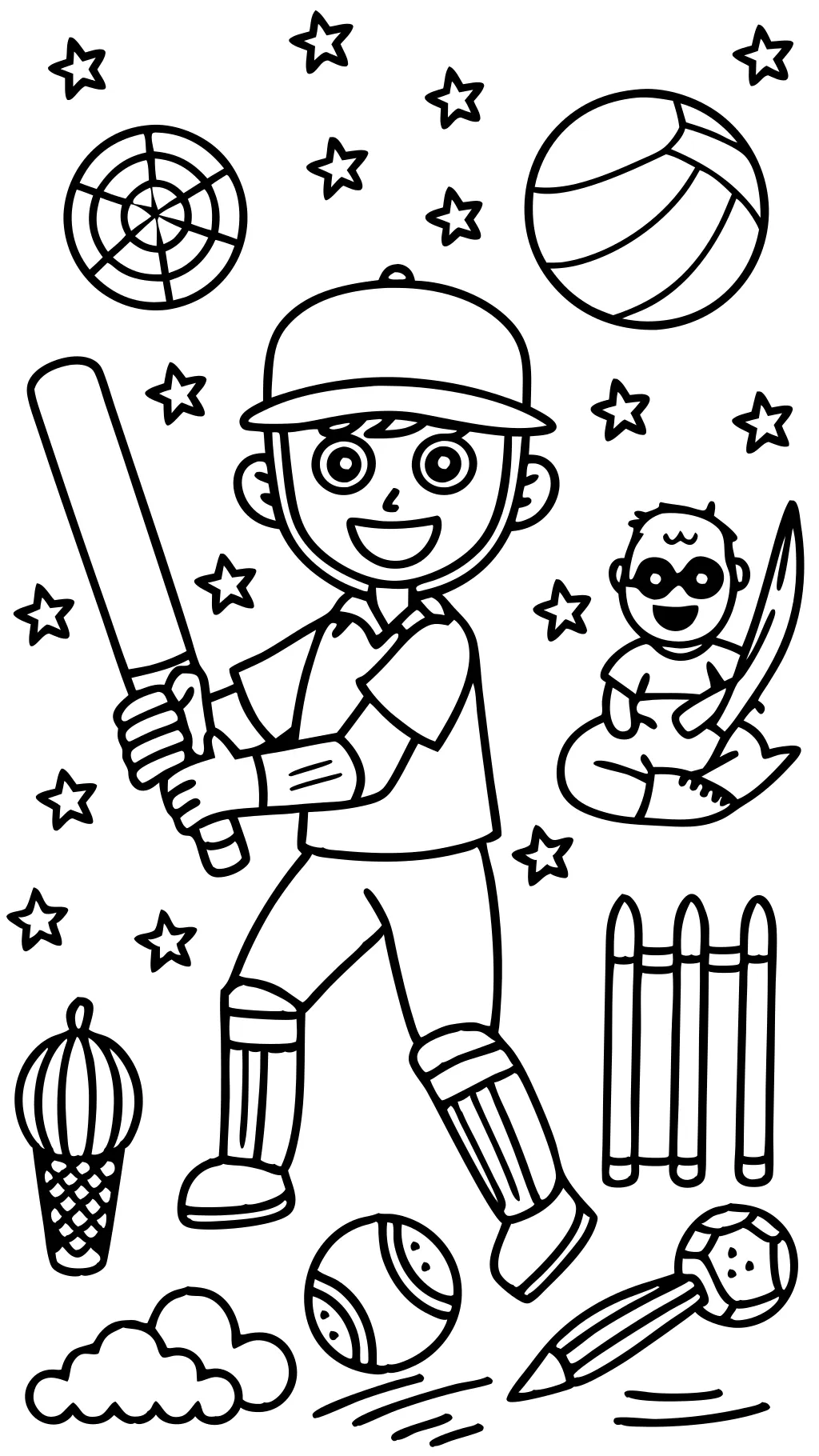 cricket coloring pages